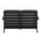 Merrick Lane Riviera All-Weather Poly Resin Wood Adirondack Style Deep Seat Patio Loveseat with Cushions